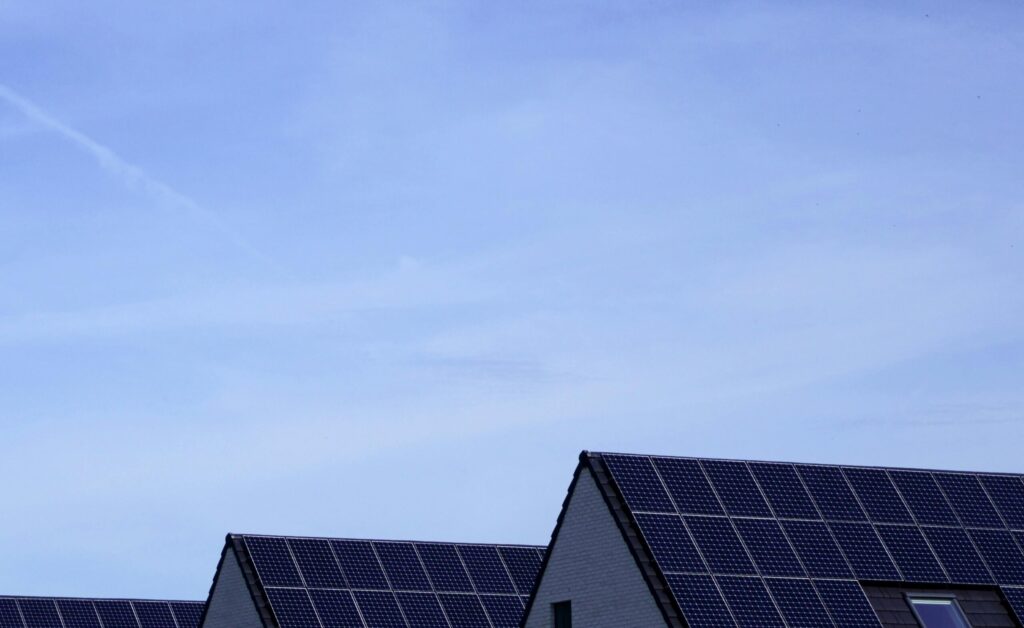 Panneaux photovoltaïques installés