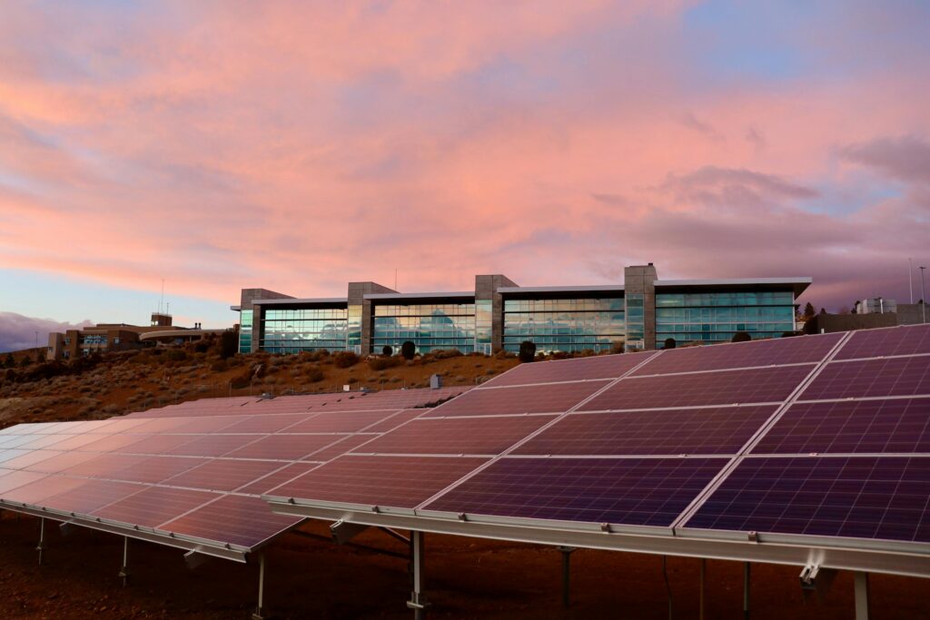 Panneaux photovoltaïques installés