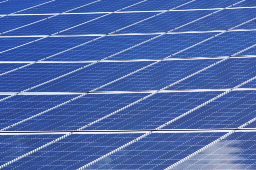 Panneaux photovoltaïques installés