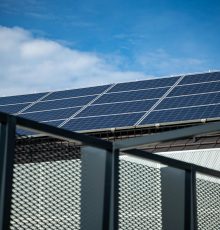 Panneaux photovoltaïques installés
