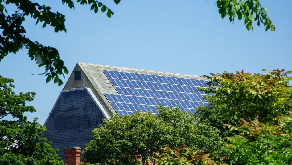 Panneaux photovoltaïques installés