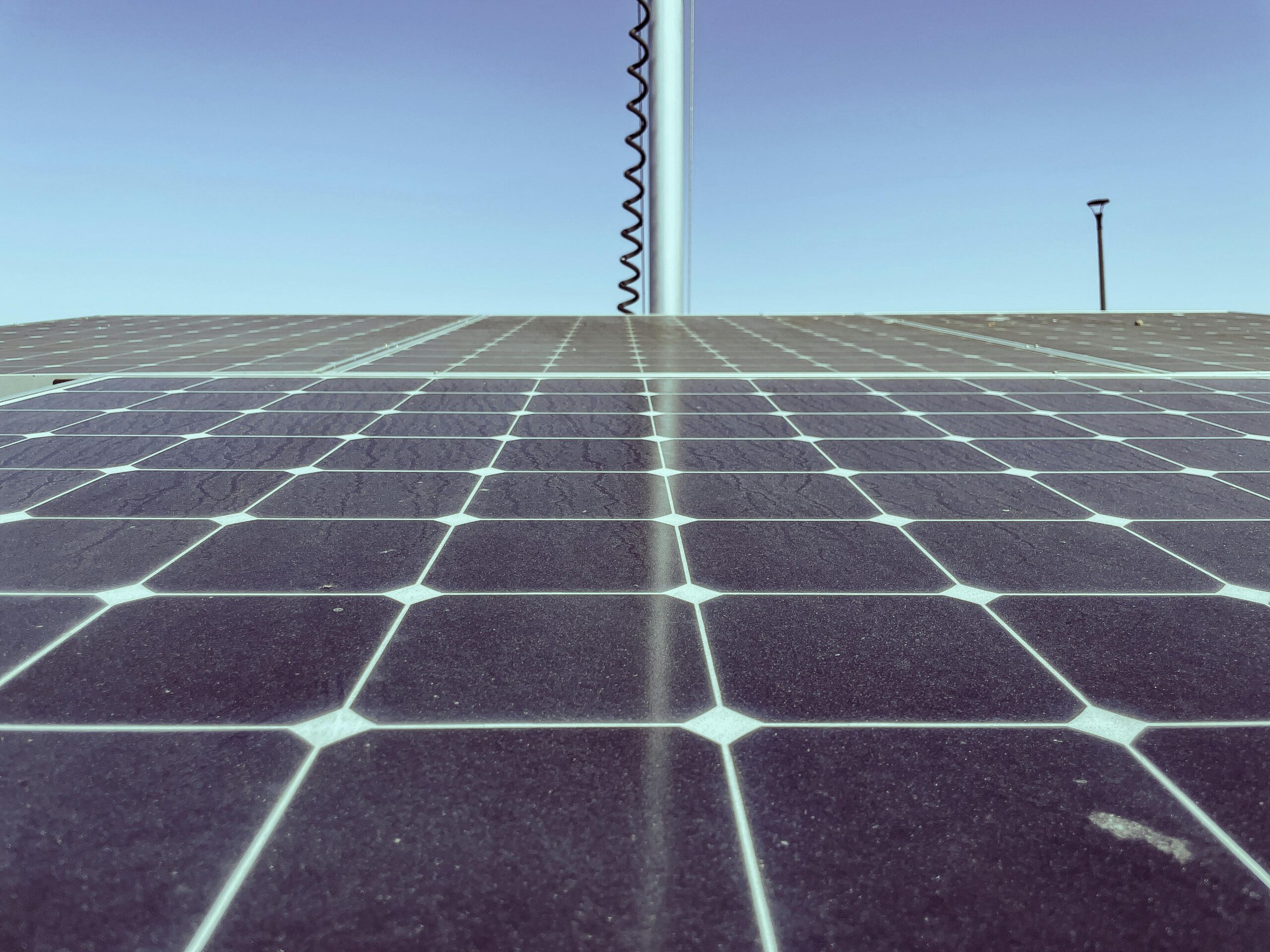 Panneaux photovoltaïques installés