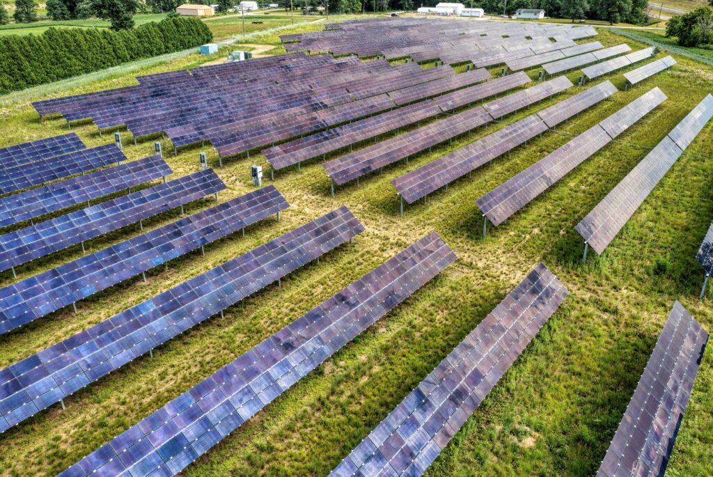 Panneaux photovoltaïques installés