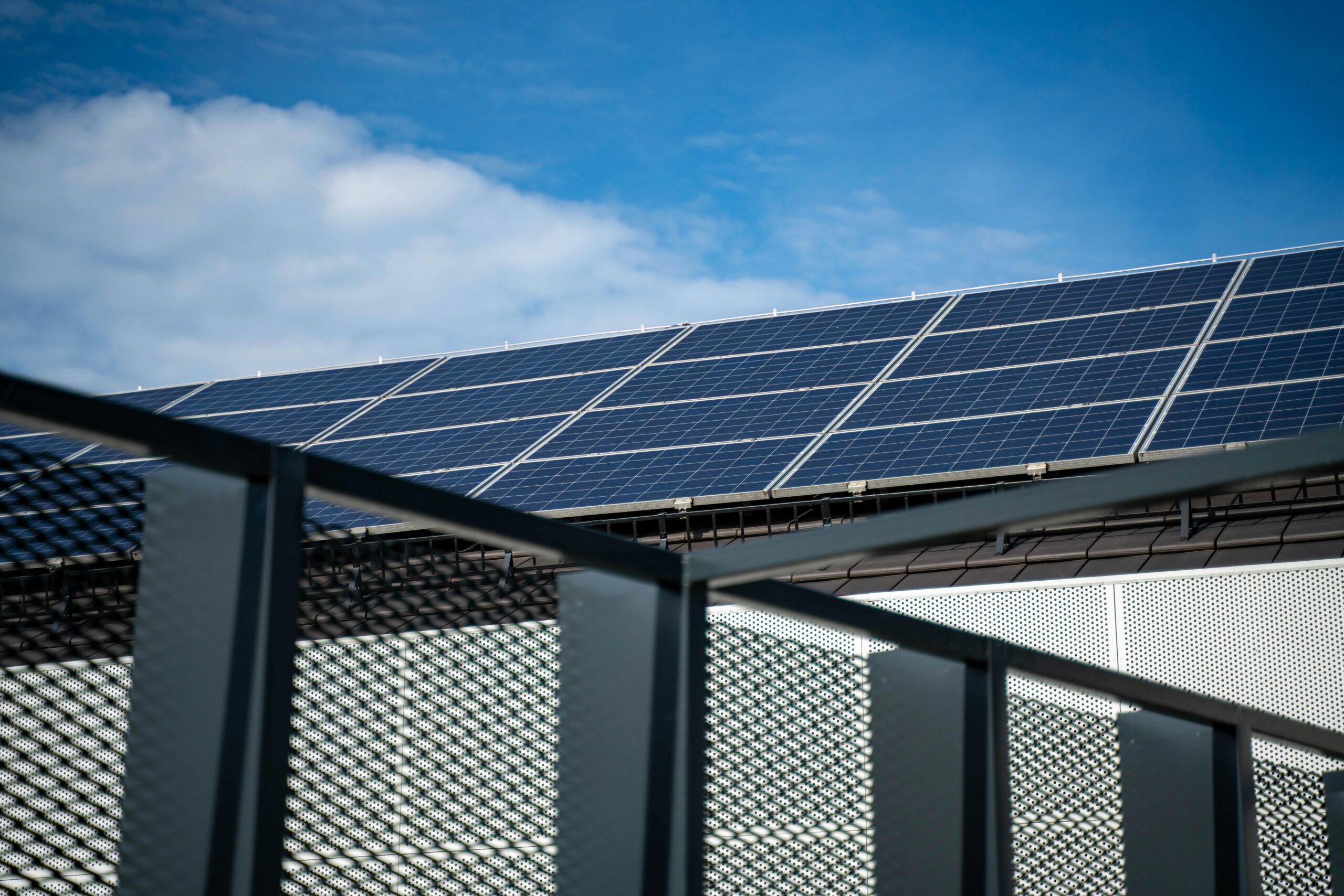 Panneaux photovoltaïques installés